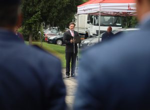 Kladenie vencov 77. výročie SNP